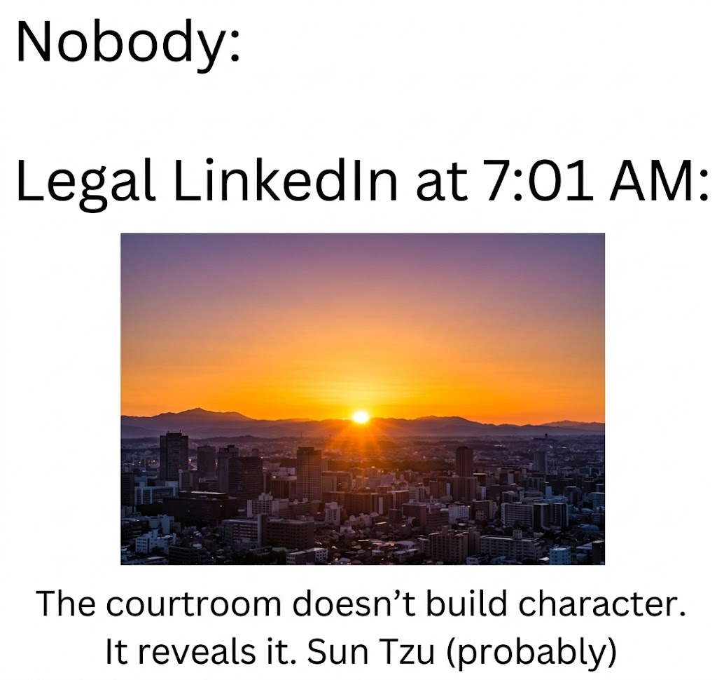 LinkedIn Lawyer Meme
