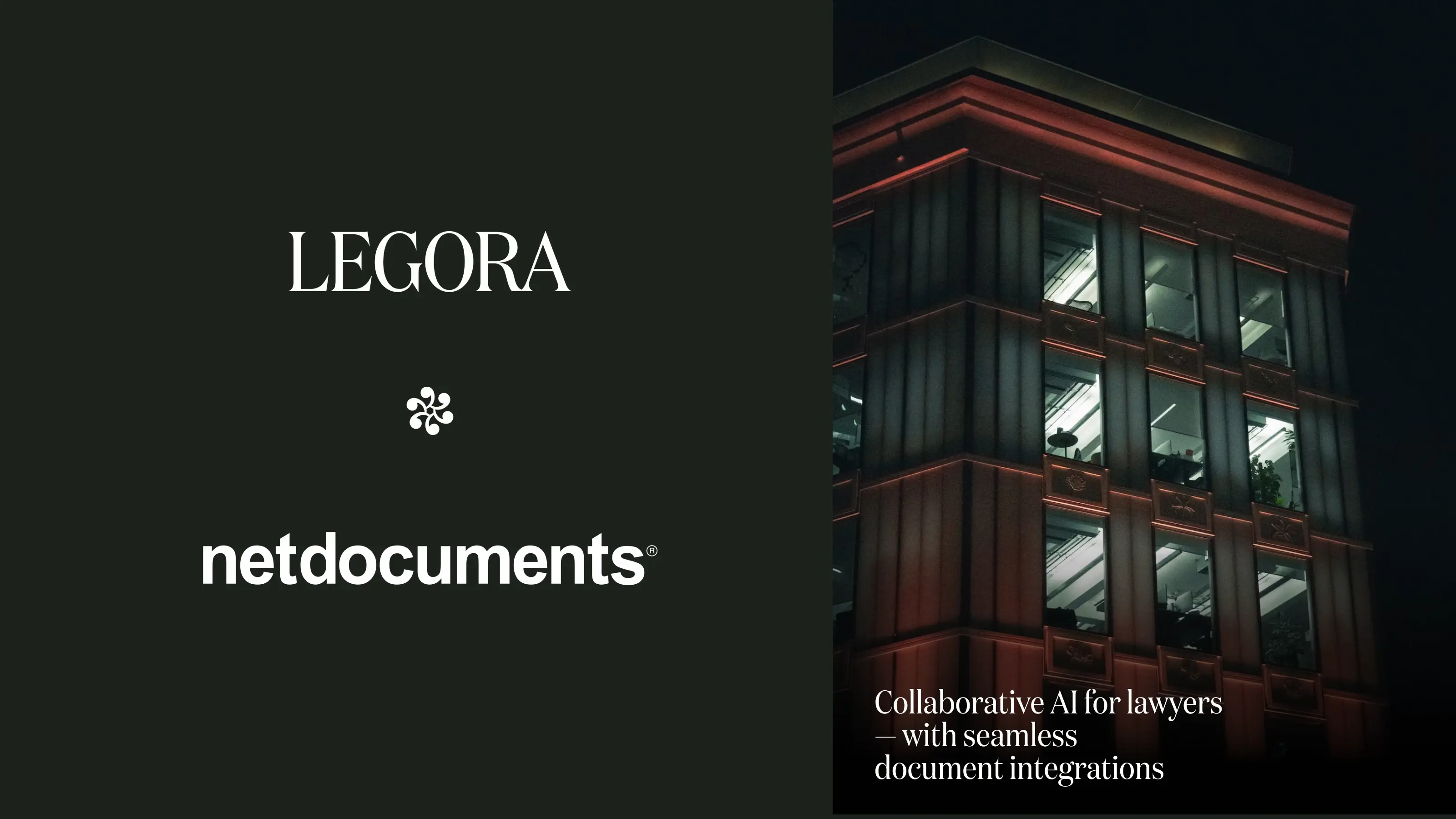 Legora + NetDocuments